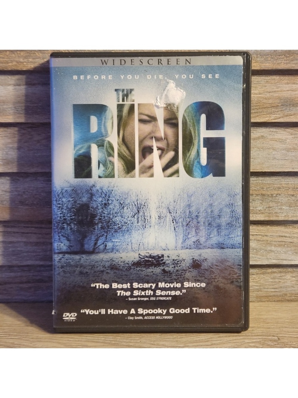 American Girl Blue White and Black The Ring DVD Cover Art